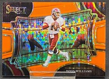 2023 SELECT PRIZM NEON ORANGE PULSAR DOUG WILLIAMS REDSKINS SERIAL #ED 3/7