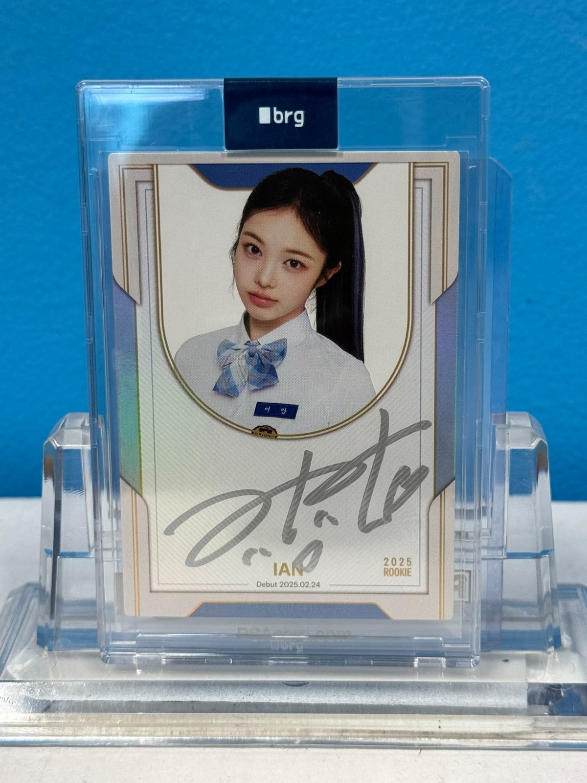 2025 Teleca K-Pop Rookie Ian On Card Autograph #1/9