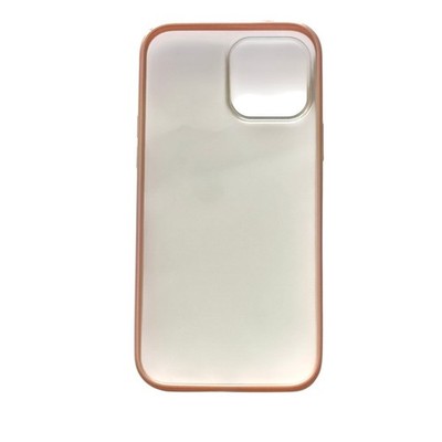 New Crystal Clear Pink Phone Case iPhone 13 Pro Max Slim Cover Bumper Protection