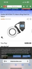 Ring Flash Light RF550 LED Macro For Nikon Canon Olympus Fuji