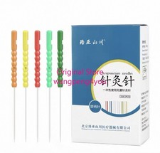 Cosmetic Acupuncture Plastic Handle Body Facial Needles With guide Tube 500 /box