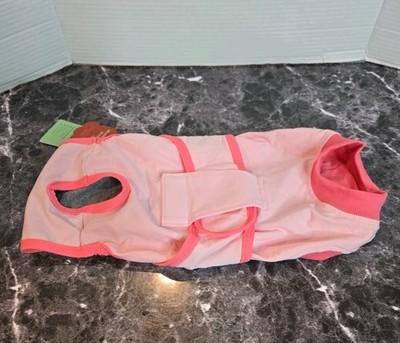 Kuoser Dog Jacket Size Small Pink Cotton Blend Stretch