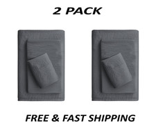 Mainstays Washed Soft Microfiber Bed Sheet Set, Twin-XL, Soothing Grey, 3 Piece.