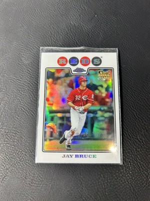 Jay Bruce 2008 Topps Update Chrome Refractor RC ROOKIE #CHR1 REDS SP Rare Mint