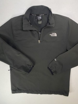 The North Face Apex Jacket Mens M Black 1/4 Zip Softshell UCO Golf Outdoor