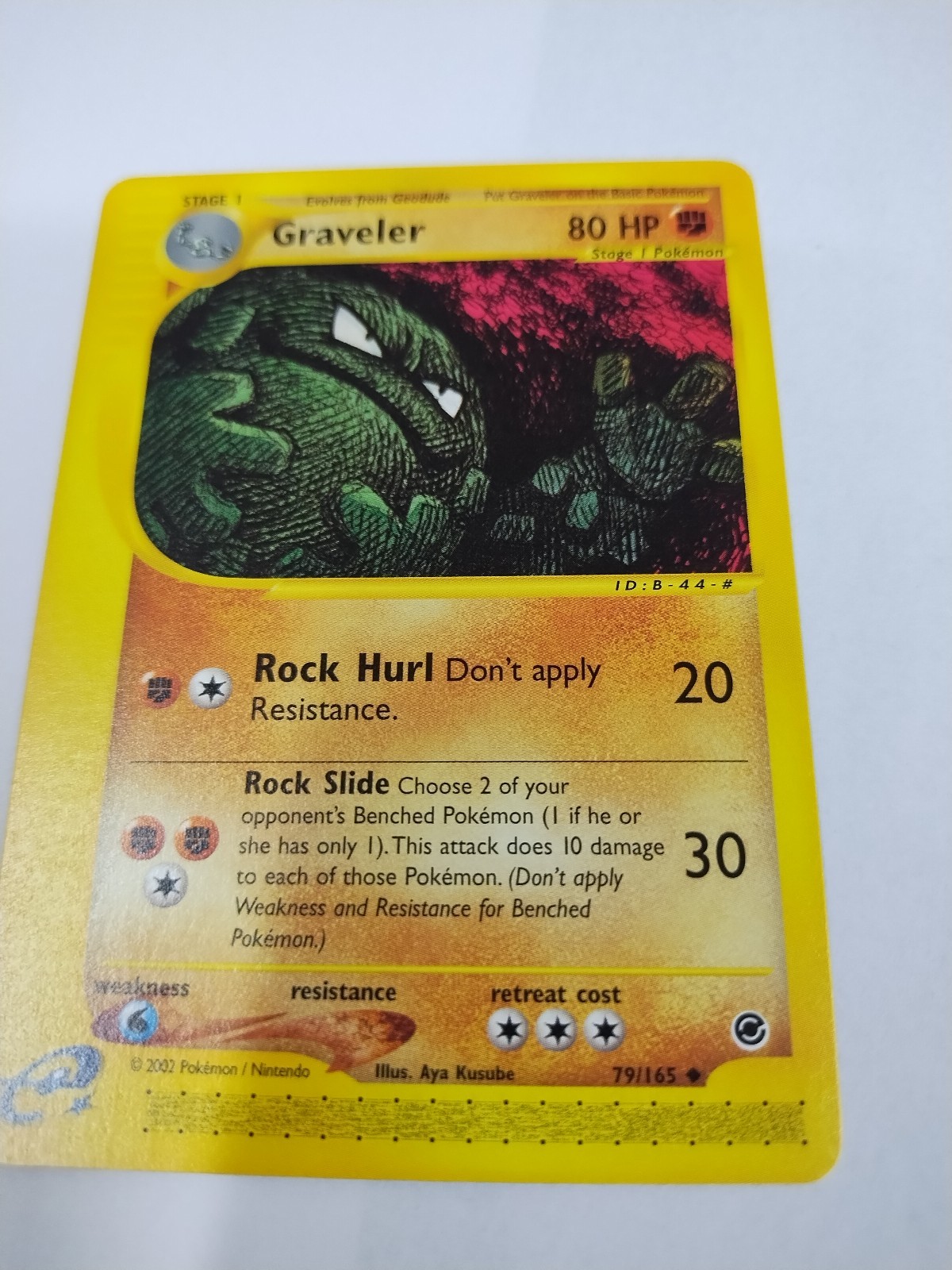 MINT Pokemon Card - Graveler Expedition 79/165 Uncommon
