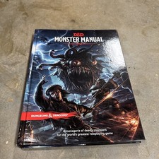 Dungeons  Dragons: 5th Edition Monster Manual Core Rulebook Hardcover D D RPG