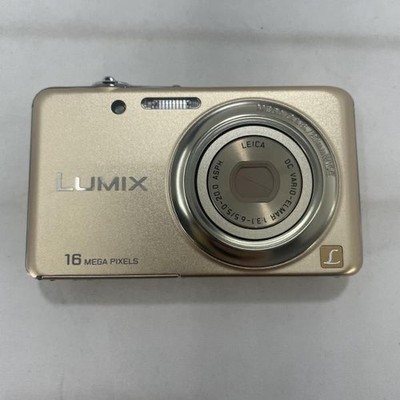 Panasonic LUMIX DMC-FH7 Compact Digital Camera Shine Gold 16MP