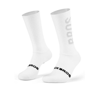 ROCKBROS YDWZ001 (490061006) weiße Kompressions-Radsocken bis zur Mitte der Wade