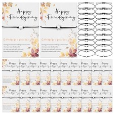 Friendsgiving Bracelet Gift Thanksgiving Party Favor for Friends Braided 40