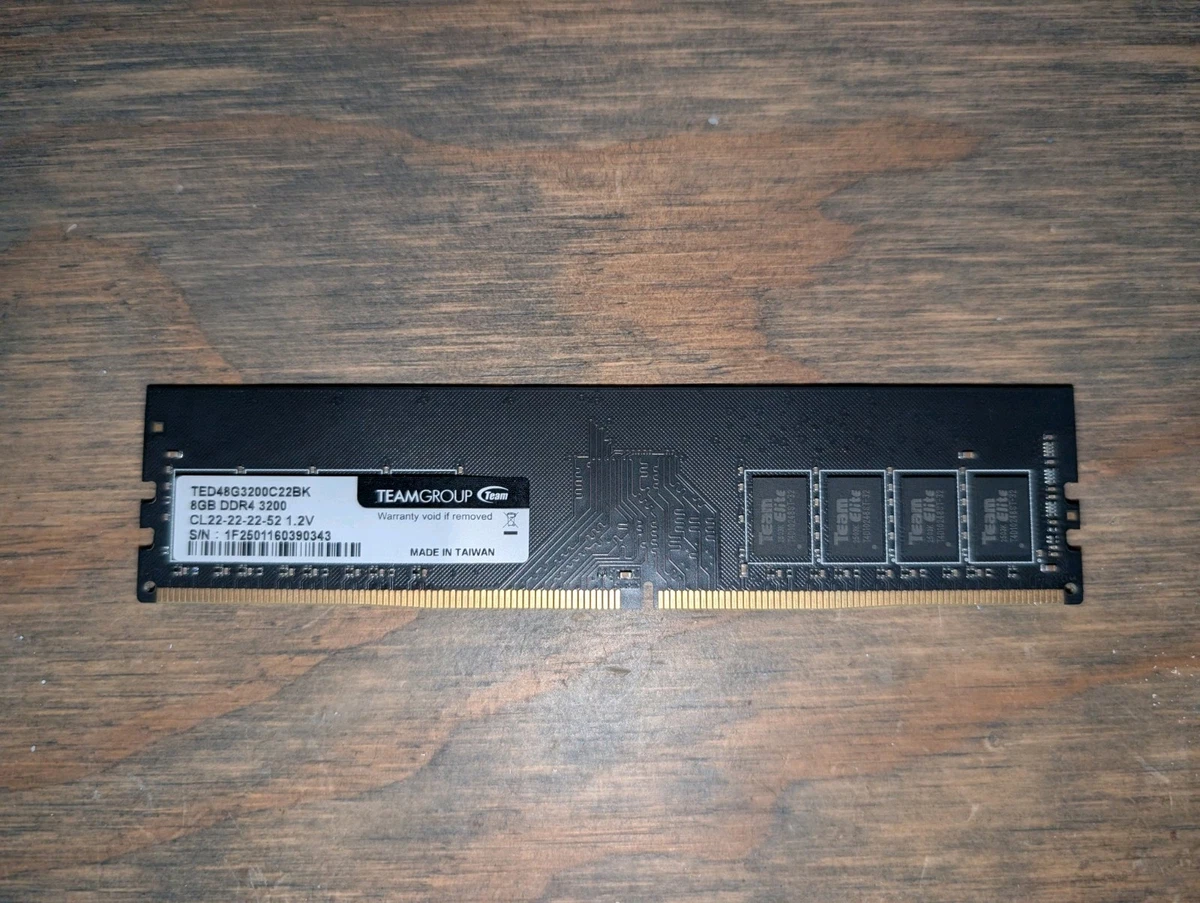 Team Group DDR4 SDRAM 8 GB Total Capacity Memory (RAM) for sale | eBay