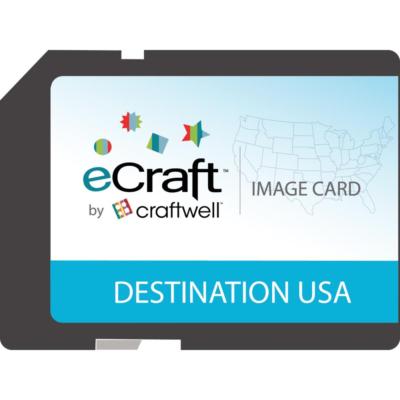 Craftwell eCraft SD Image Cards Destination USA - NEW