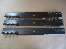 3 Pk Commercial Mulching Blades Fits Toro Exmark Bad Boy Hustler 60" USA MADE