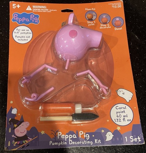 Peppa Pig Pumpkin Decorating Kit Halloween Jack o Lantern Inserts ...