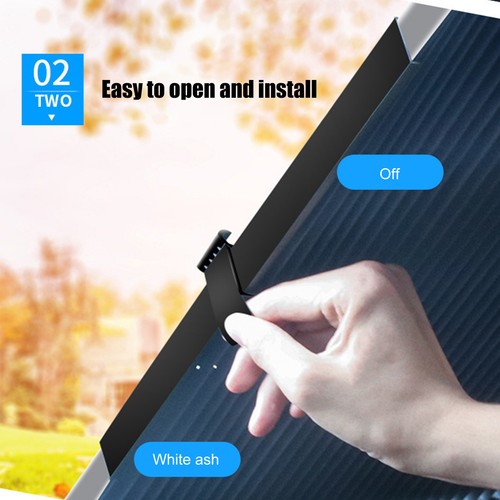 Car Retractable Curtain with UV Protection - 2024 New Cool Windshield Sunshade - Picture 6 of 12