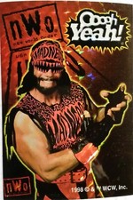 WCW/NWO--WRESTLING LEGENDS--NEW-- 1998 Prismatic Vending Machine Sticker  49 