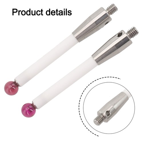 2pcs A-5000-3709 CMM Touch Probe Stem 50mm Length Ball Tips Stylus 6mm New - Picture 9 of 24