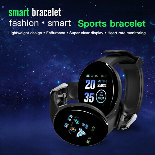 AU FITNESS TRACKER SPORT SMART WATCH STEP COUNTER PEDOMETER CALORIE HEART RATE - Picture 2 of 17