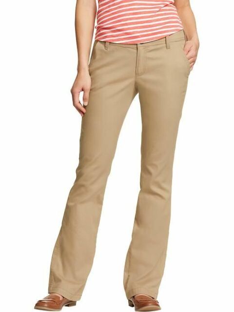 Old Navy Diva Boot Cut Khaki Starbucks Work Pants - Women's Size 6 ...