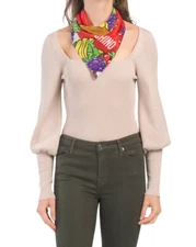 MOSCHINO Made In Italy Silk Foulard