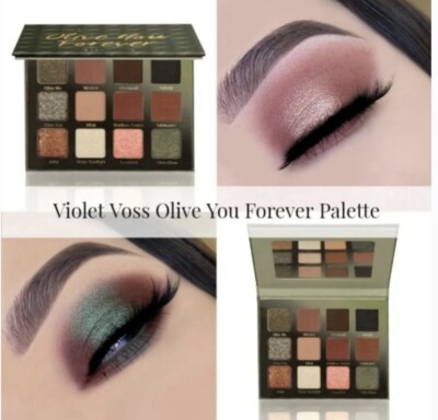 Violet Voss OLIVE You Forever Eye Shadow Palette 12 Neutral Shades NEW In Box!