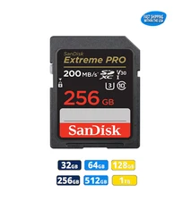Sandisk Extreme Pro SD Cards for Canon EOS R6 R5 M50 Mark II Mirrorless Cameras