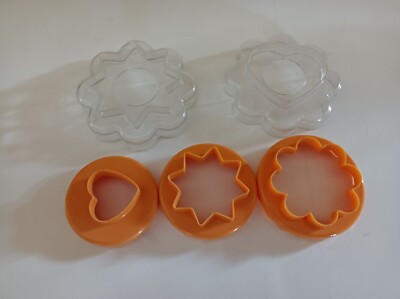 Lot de 6 emporte-pièces vintage Tupperware - Emporte-pièces pour les fêtes - France