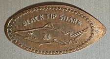 Elongated Penny - - The Florida Aquarium - Black Tip Shark