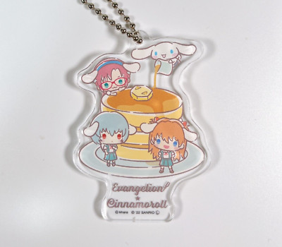 Schlüsselanhänger Sanrio Cinnamoroll Cafe x Eva Asuka Rei Mari Acryl