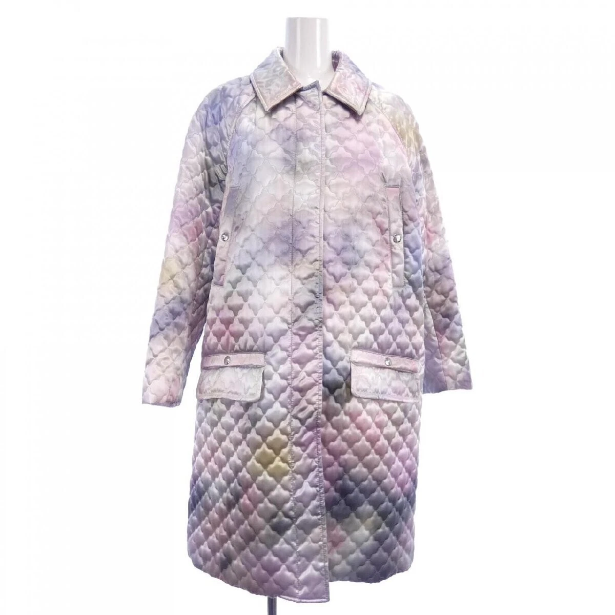LOUIS VUITTON（LV） Cappotto nylon trapuntato LOUIS VUITTON rosa viola grigio taglia 36 donna