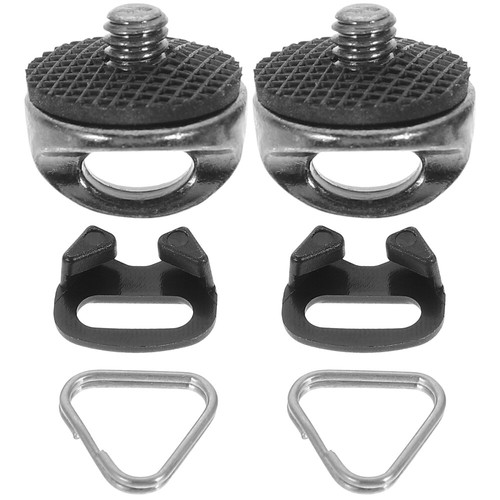 2 Set Cinghia Adattatore Fotocamera Clip Spalla Gancio Sgancio Rapido Connettori - Foto 11 di 12