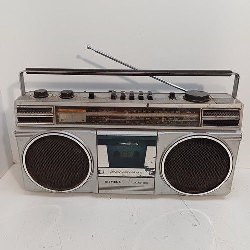 Siemens Club 861 Radio-Cassette-Recorder 2Way 4Speakers BoomBox *** REPAIR