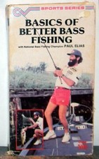 Bass Pro Paul Elias "Basics of Better Bass Fishing" VHS - Preowned