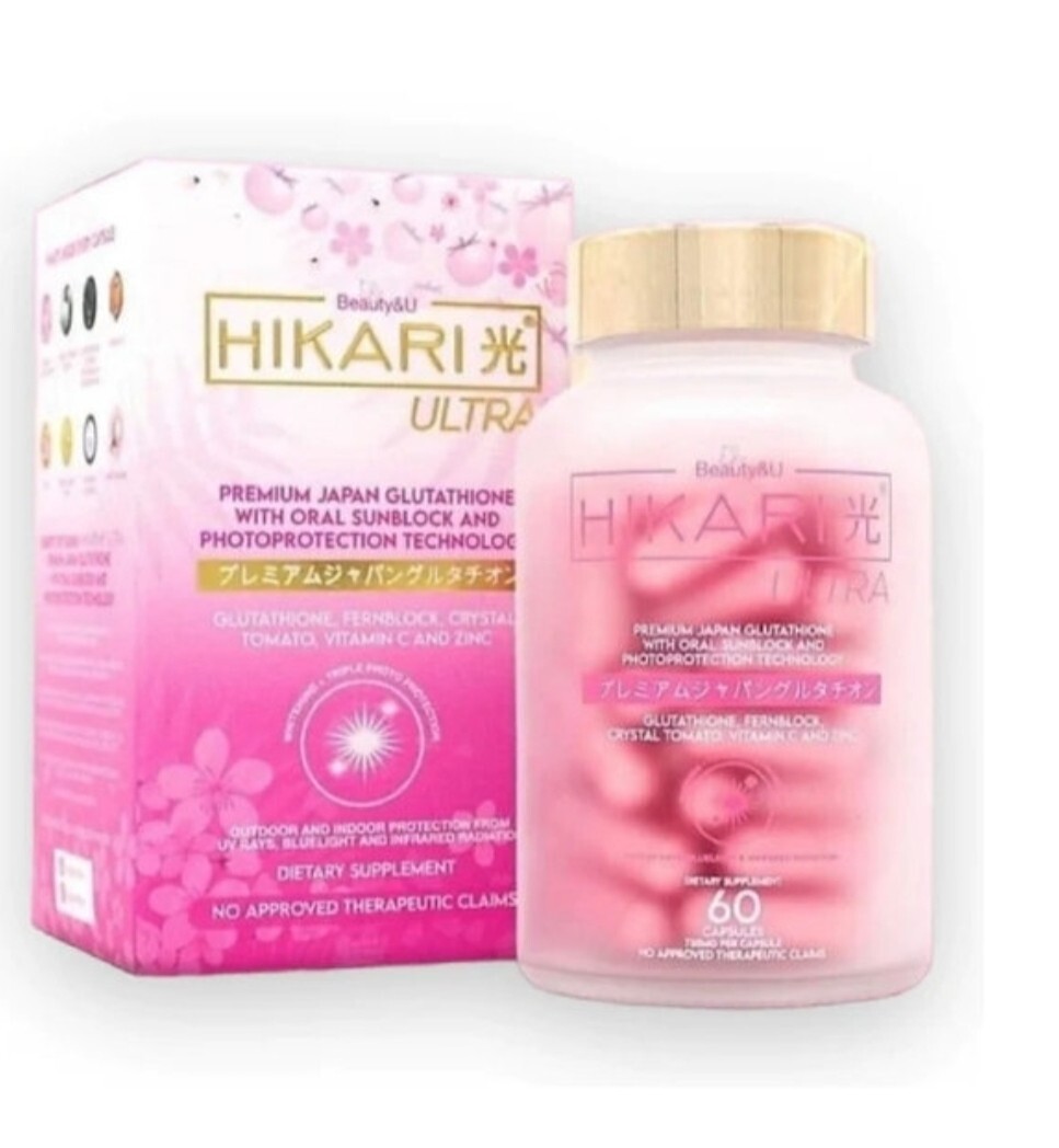 HIKARI Ultra Premium Japan Glutathione With Oral Sunblock and  Photoprotection 60