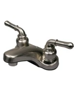 Ultra Faucets UF08342C 2-Handle Brushed Nickel Non-Metallic Series Faucet L2
