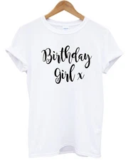 Birthday Girl T-Shirt Cute Womens Kids Top Gift Present Ideal For Her Lady L93