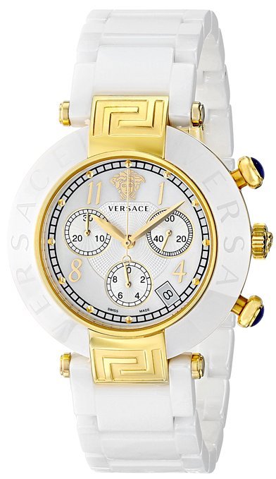 Versace Women's 95CCP1D497 SC01 Reve Chronograph MOP Date CERAMIC