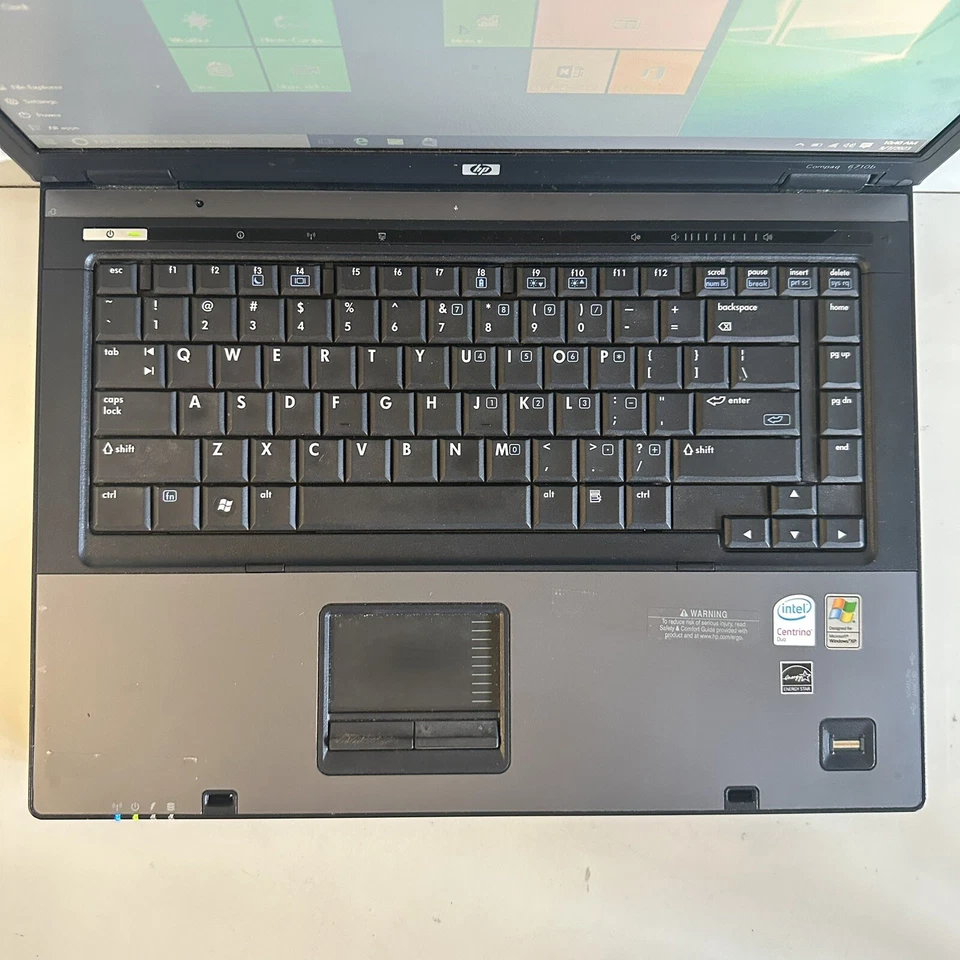 "HP Compaq 6710b Intel Core 2 Duo 1,80 GHz 1 GB RAM 80 GB HDD de 15,4""" Foto 3 de 4