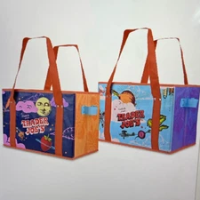 Trader Joe's Stand-Up Collapsible Grocery Tote Bag (New Just Release) 1 Bag