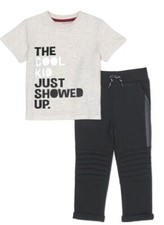 Wonder Nation Baby Boys Toddler Short Sleeve TShirt/Pants Set 12M New