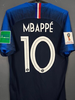 MENS FRANCE NATIONAL 2018/2020 KYLIAN MBAPPE FOOTBALL SOCCER SHIRT