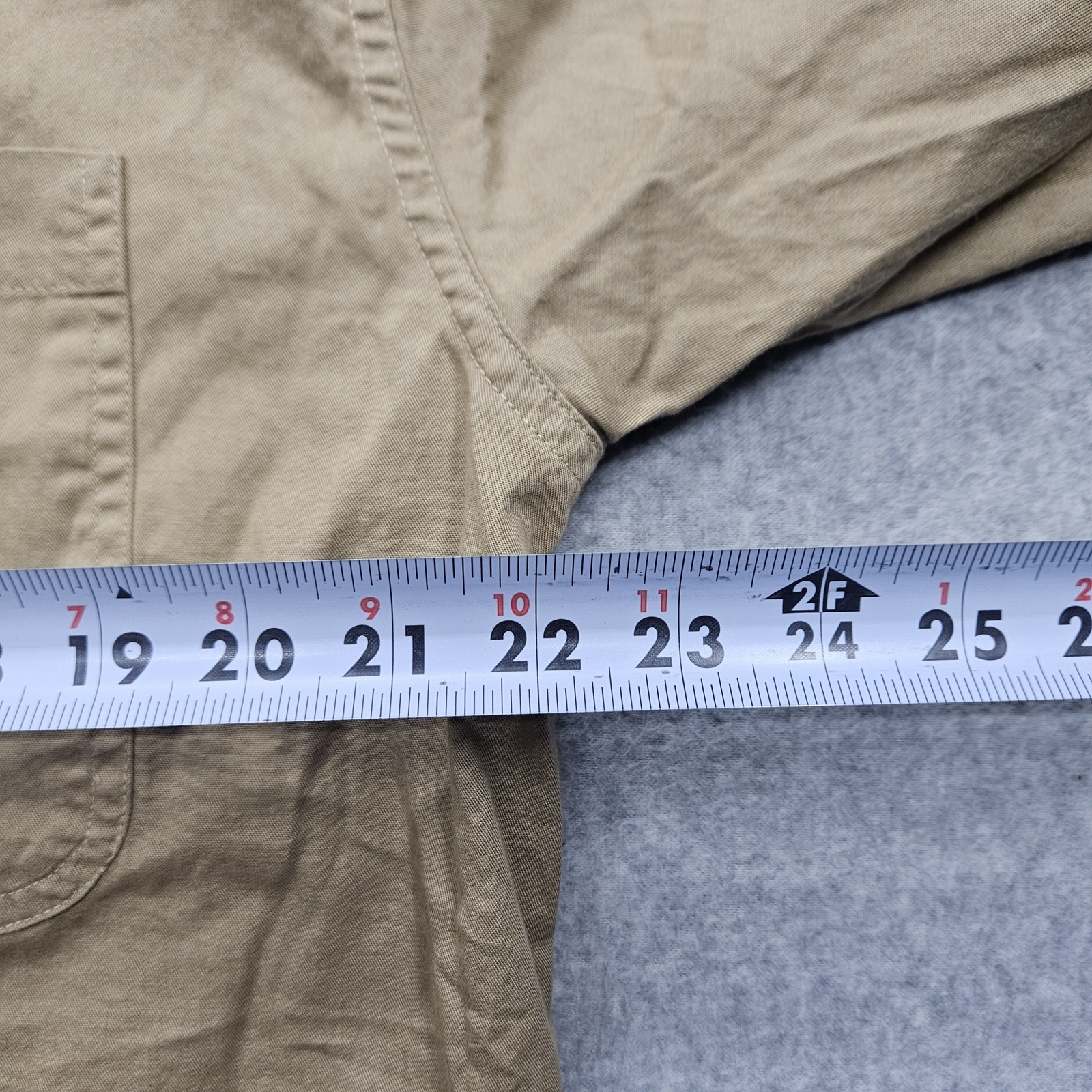 Vantage Men's Medium Brown Button-Down Long Sleev… - image 9