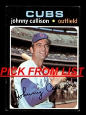 1971 Topps 3-179 VG-EX Pick From List All PICTURED rr8