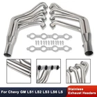 For Chevy GM LS1 LS2 LS3 LS6 LS Swap 1967-1974 Exhaust Headers Stainless Steel