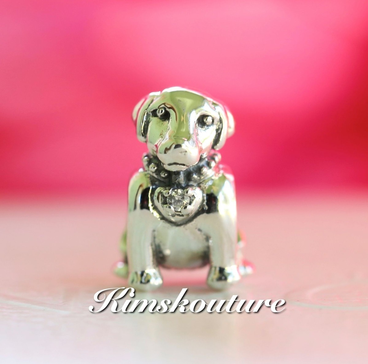 Authentic Pandora Labrador Dog Sterling Silver Bead Charm 791379CZ