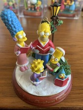 Simpsons Bradford  Christmas Carolers  Illuminated Christmas Ornament 2006 NEW