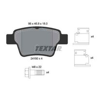 Textar Bremsbelagsatz, Scheibenbremse 2415001