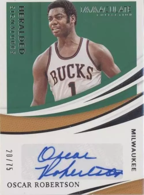 2020-21 Panini Immaculate Collection - Oscar Robertson #HS-OSC