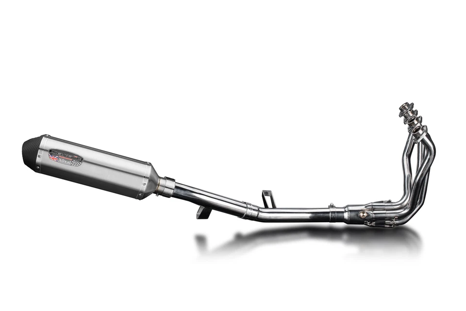 Silenciador de aço inoxidável Kawasaki 1000 LT Versys 2015-2018 exaustão total 4-1 13,5" XOval - Imagem 3 de 4