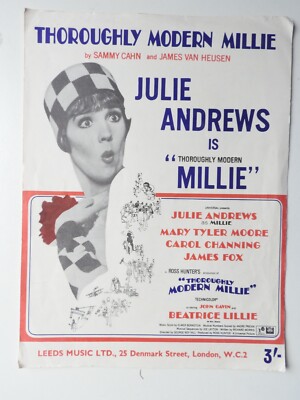 Thoroughly Modern Millie aus Film Noten Klavier Gesang 1967 Julie Andrews